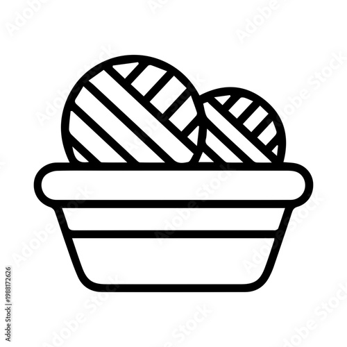 Yarn balls in a bowl