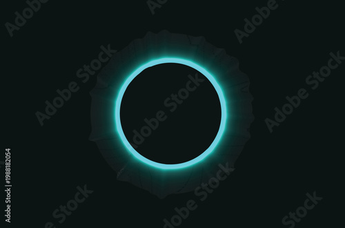 Solar Eclipse Background Sun Moon Alignment Space Astronomy Dark Sky Corona Light Design