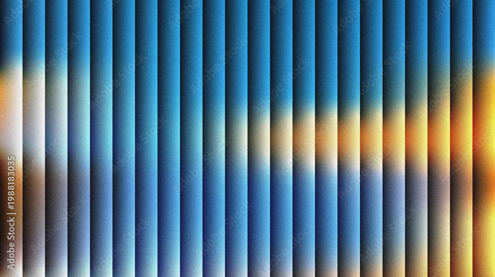 Obraz premium abstract blue and gold light refraction on glass surface
