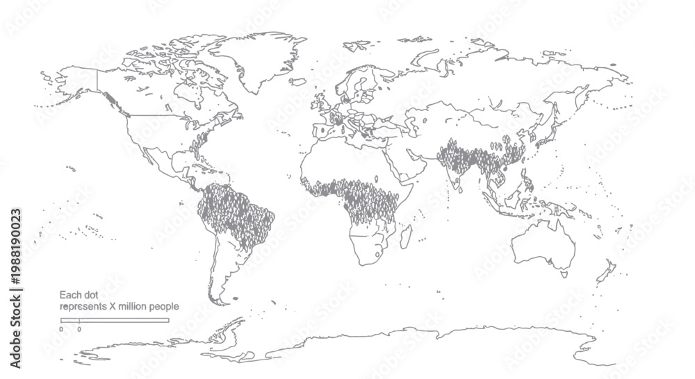 Fototapeta premium map of the world