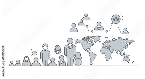 group of people around the world