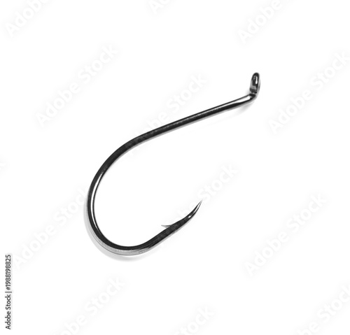 Fishing hook isolated on wh...