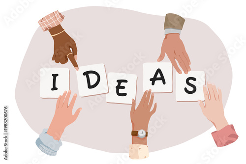 Canvastavla Ideas png, diverse hands remix, transparent background