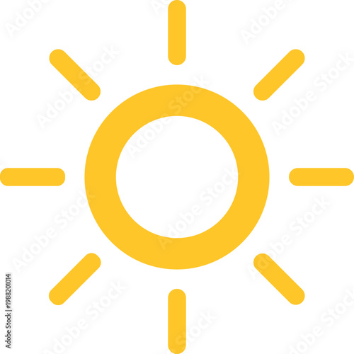 Stylized Sun Icon