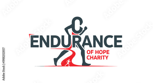 Endurance Of Hope Charity Logo Representing Running, Fundraising, and Helping Others