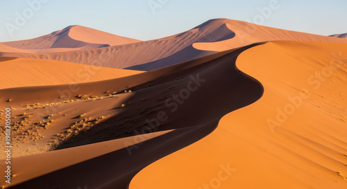Stunning Sand Dunes at Golden Hour