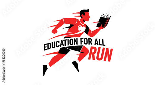 Empowering Education Through Movement, A Dynamic Concept Visual Illustration