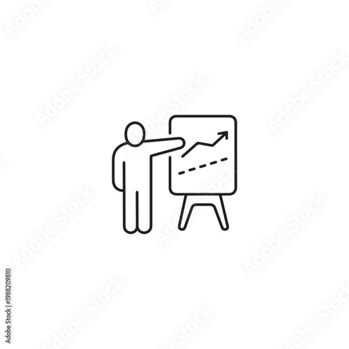  Business Presentation Analytics Icon