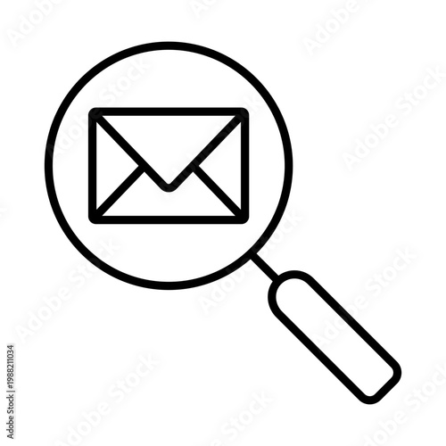 Mail icon vector. Letter Illustration sign. Mail delivery symbol. Mailing list logo.