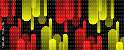 Abstract black background. Dynamic shape composition. Vector illustration