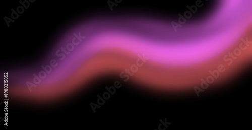 Abstract gradient wave brush background blending orange and pink tones, isolated on a deep black backdrop.