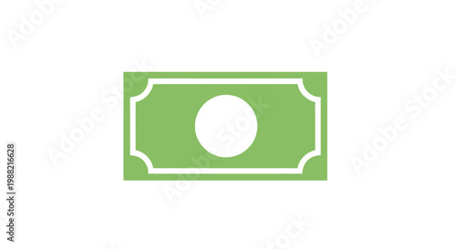 Green Banknote Currency Money Finance.