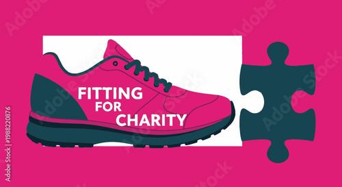 Fitness Drive for Charitable Giving and Community Support in Vibrant Colors