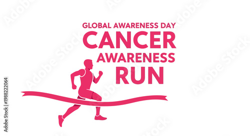 Global Day Cancer Awareness Run, Symbolizing Strength, Hope, and Community Support