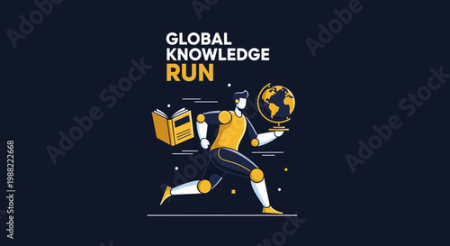 Global Knowledge Run: A Visual Metaphor of Worldwide Education and Learning for Tomorrow