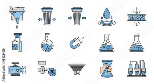 Collection of scientific laboratory equipment and tools.