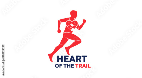 Heart Of The Trail Runner Symbolizing Passion, Adventure, And Endurance For Outdoor Enthusiasts