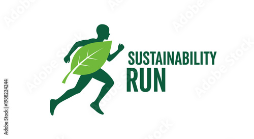 Green Athlete Symbolizing Sustainability And Eco Conscious Living