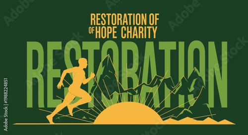 Hopeful Journey: A Visual Representation of Charitable Restoration and Energetic Endeavor