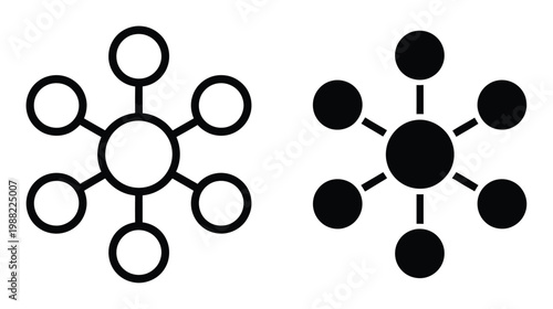 Geometric Radial Patterns Vector Illustration