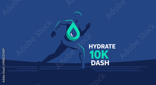 Hydration And Running: A Visual Depiction Of Endurance And Proper Water Intake