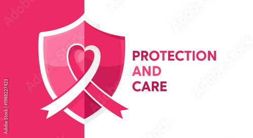 Heart Emblem Representing Healthcare and Compassionate Support and Care