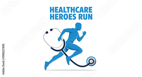 Healthcare Heroes Running: A Symbol of Dedication and Strength in Medicine