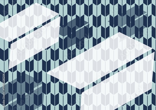 Japanese Traditional Seamless Arrow Fletching Pattern - Classic Oriental Geometric Background