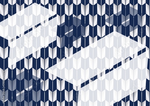 Japanese Traditional Seamless Arrow Fletching Pattern - Classic Oriental Geometric Background