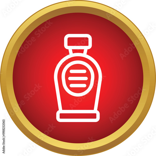 Alcohol beverage bottle icon representing drinks or spirits