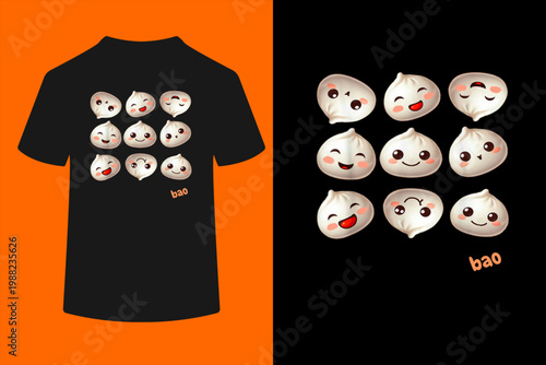 Happy Bao Moments Dim Sum T-Shirt

