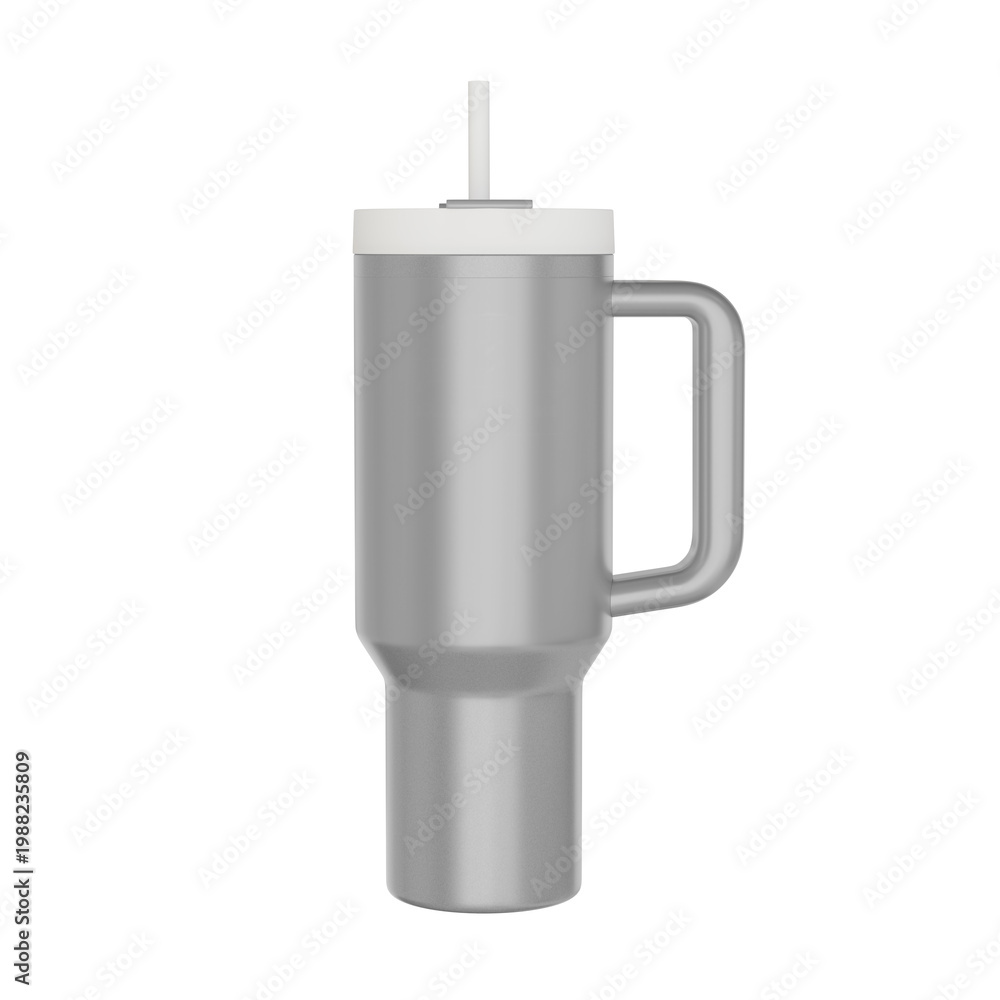 Fototapeta premium Premium Stainless Steel Water Tumbler Mockup