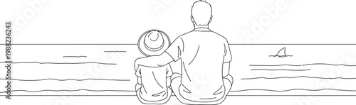 Sketch of a bottle with cork and abstract lines on a textured background