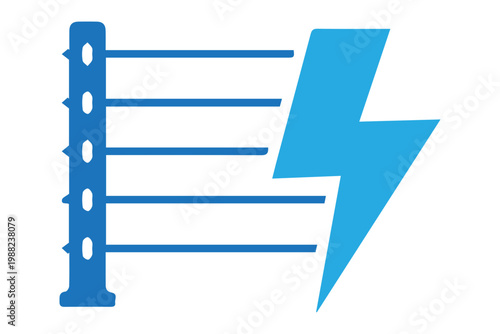 Electric fence icon