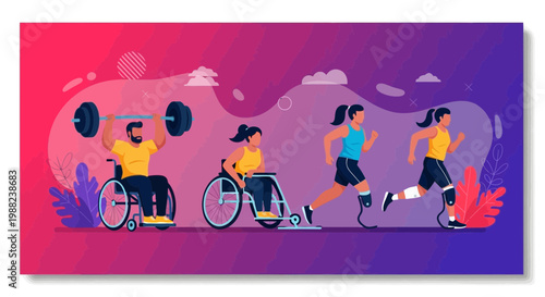 Inclusive Fitness and Sports: Celebrating Adaptive Athletes in Dynamic Action