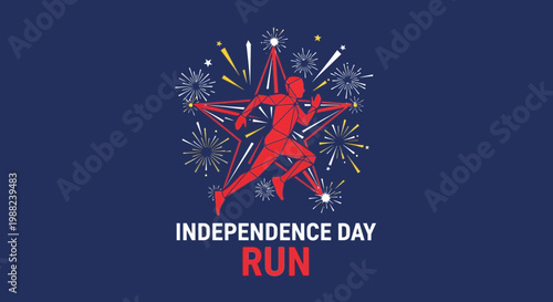 Independence Day Run: Celebrate Freedom With Dynamic Fireworks and A Runner