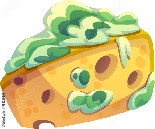 Cheese with Mold and Fungus