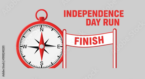 Independence Day Run: Navigating Towards Victory with Compass Direction and Determination
