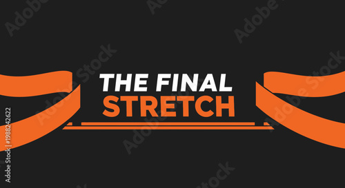 Inspiring Conceptual Visualization Depicting The Final Distance To The Finish Line