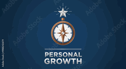 Inspiring Visuals Of Personal Development And Life Navigation With Elegant Compass Design