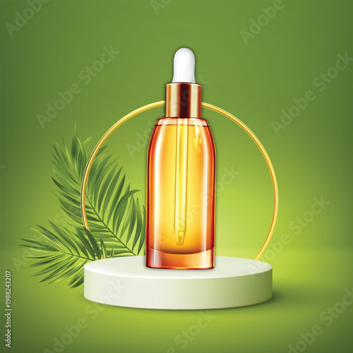 Modern Cosmetic Product Display Podium sense
