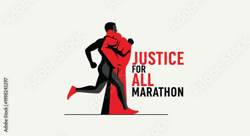 Justice For All Marathon Illustrated: A Powerful Symbol of Equality and Movement