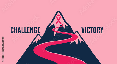 Journey Up The Mountain Of Challenge To Reach Victory And Awareness