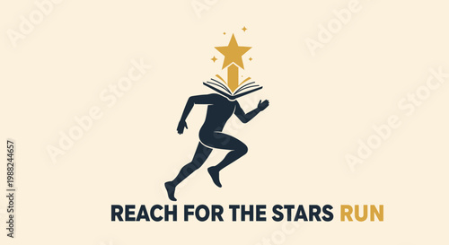 Inspiring Symbolism of Growth and Ambitious Striving for Dreams Illustration Design