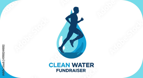 Inspiring Image for Clean Water Initiative, Symbol of Health and Environmental Consciousness