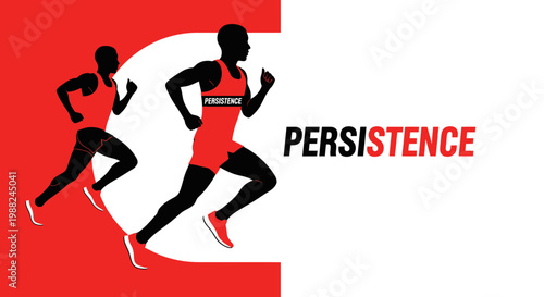 Inspiring Visual Depiction of Persistence In Strength Through Athletic Endeavor