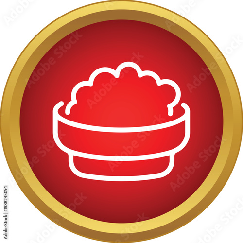 Red caviar filling a small bowl representing a luxurious appetizer