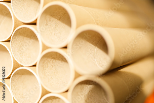 Close up shot of stacked ca...