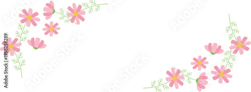 コスモスのバナーフレーム