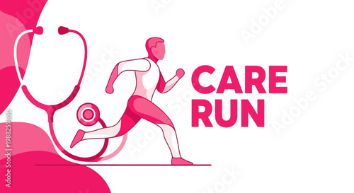 Medical Wellness Initiative: The Vital Care Run Embodied In Striking Healthy Graphics